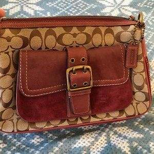 Coach Signature Logo Shoulder Bag